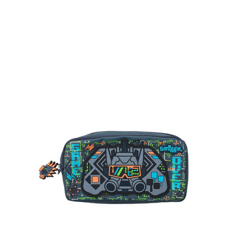 

Smiggle Trailblazer Character Pocket Pencil Case - IGL457062GRY