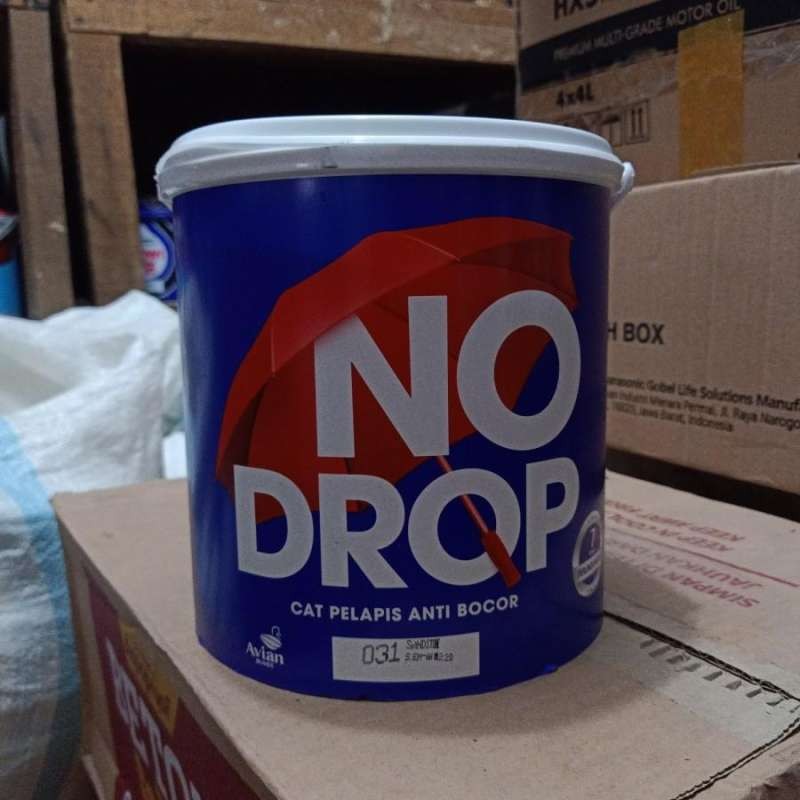 No Drop 031 Sandstone 4 kg ( galon ) Waterproof cat pelapis anti bocor