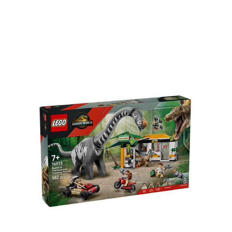 LEGO® Jurassic World Raptor & Titanosaurus Tracking Mission - 76973