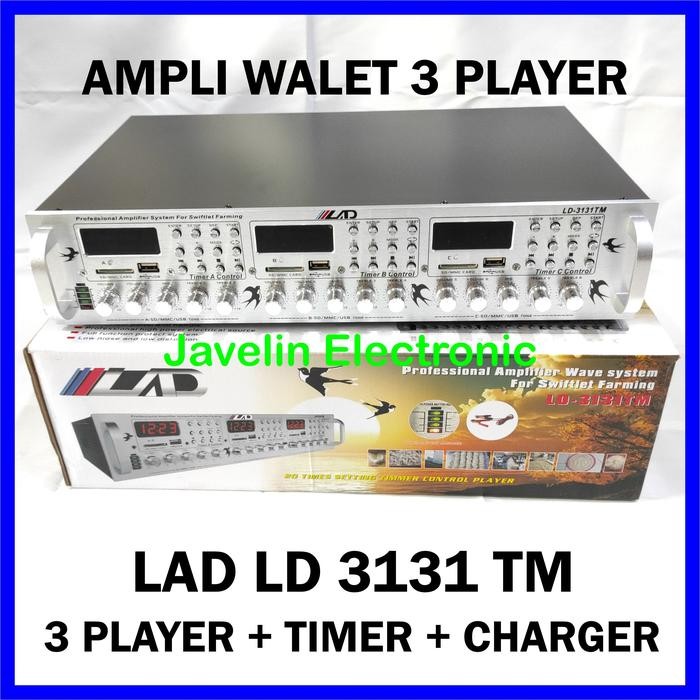 Amplifier Walet LAD LD 3131T / 3131 TM / Ampli Walet LD 3131 T