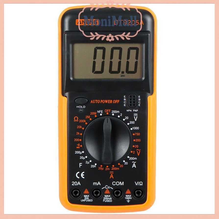 ANENG Digital Multimeter Voltage Tester - DT9205A