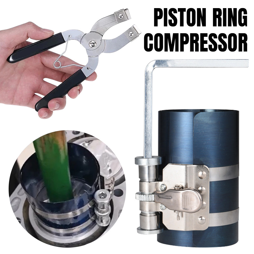 Piston Ring Compressor treker piston ring Penjepit Piston 4 inchi Tekiro / Piston Ring Compressor 4"