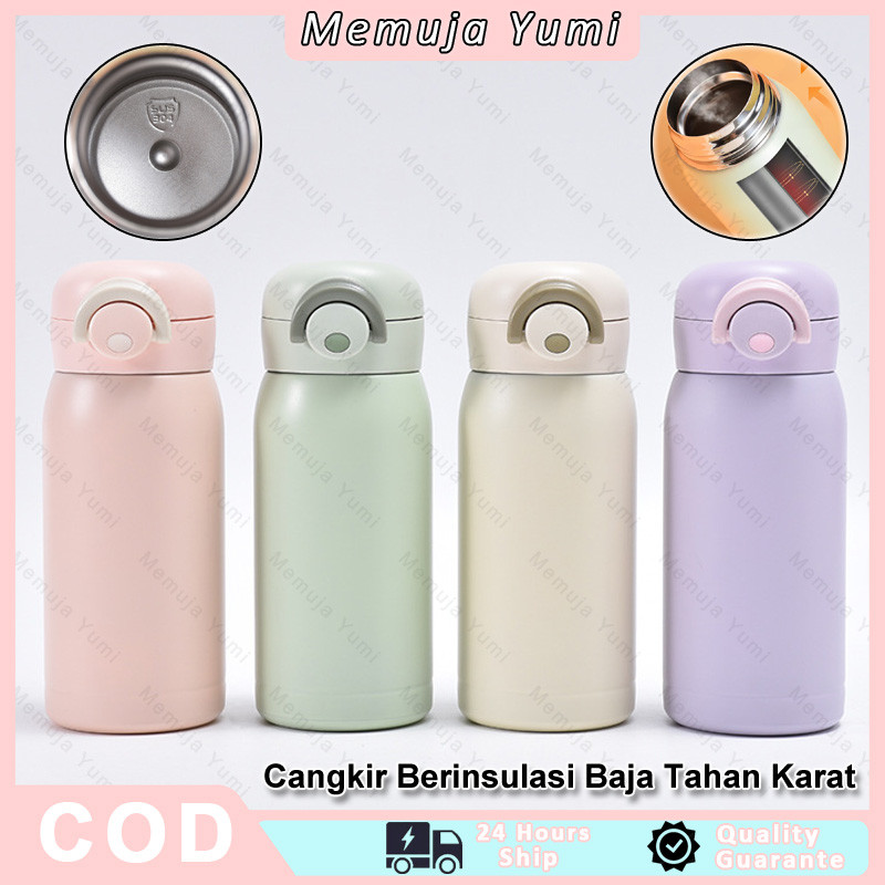 200 Ml - Mug Berinsulasi Gelas Vakum Stainless Steel / 304 Kendi Berinsulasi Baja Mug Panas & Dingin
