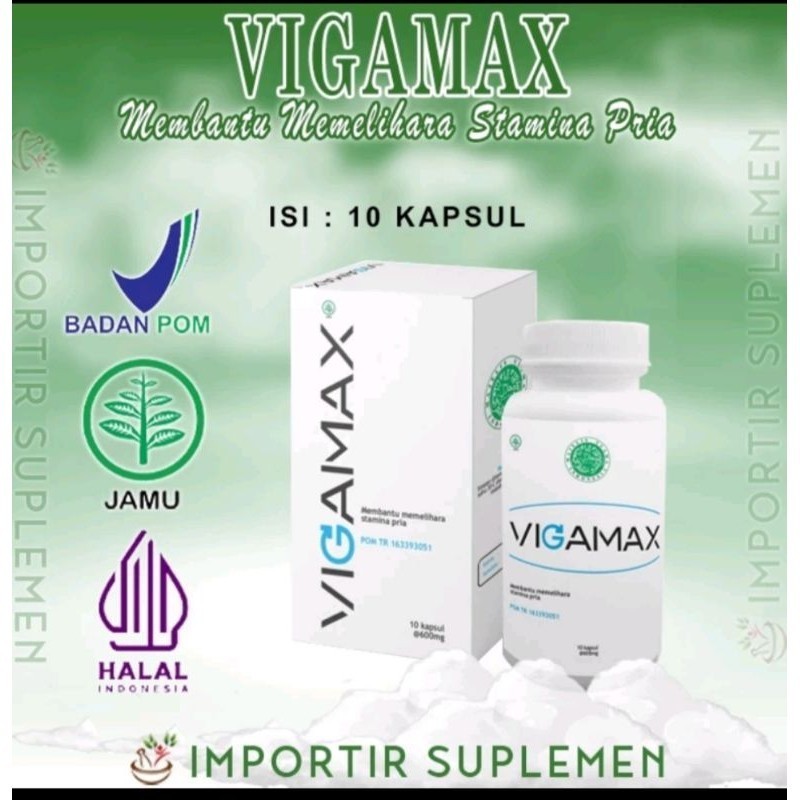 GRATIS ONKIR - VIGAMAX ASLI VIGAMAX ORIGINAL VIGAMAX SUPLEMEN HERBAL STAMINA PRIA TERBAIK Asli