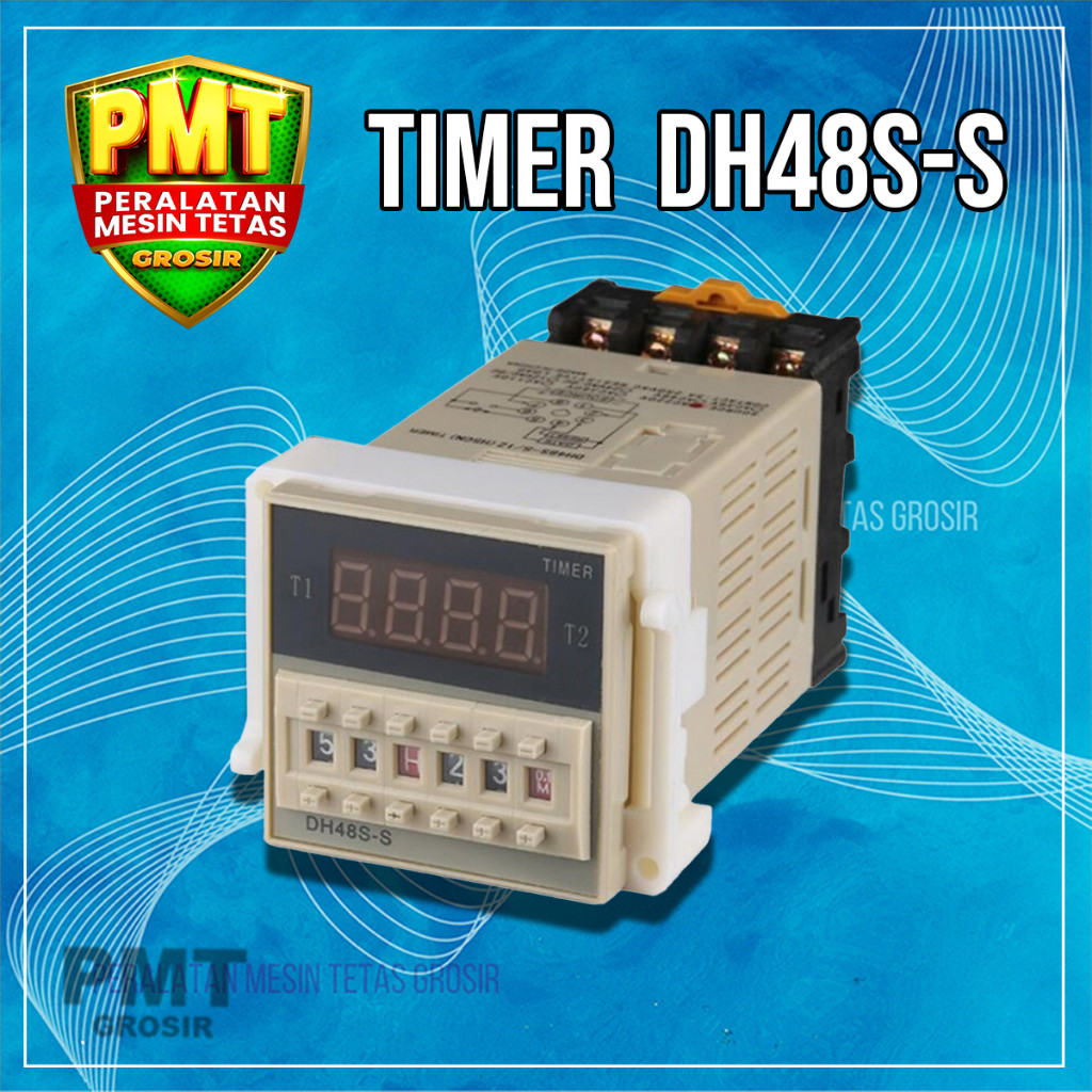 DH48S-S Time Relay Delay Digital Mesin Tetas Penetas Timer OMRON