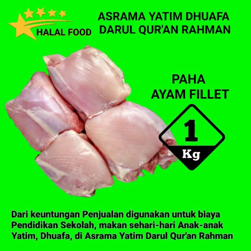 

Paha Ayam Fillet 1 Kg, Tanpa Kulit Tanpa Tulang