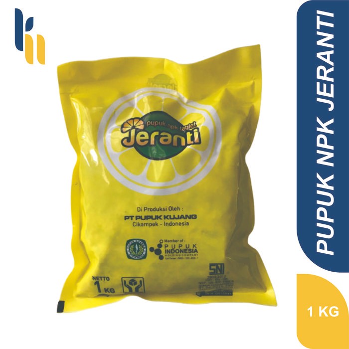 Pupuk NPK Merek Jeranti 1 KG |NPK Tablet | Untuk Bunga Sayur dan Buah