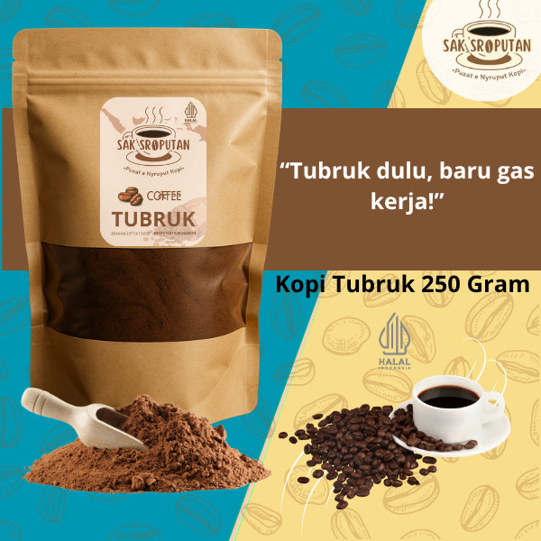 

bubuk kopi tubruk 250 gram siap seduh rasa nikmat