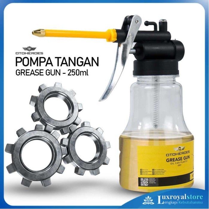 

Botol Minyak Gemuk Semprotan Grease Gun 250ml OTOHEROES - Luxroyalstore