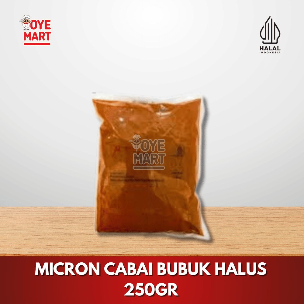 

MICRON CABAI BUBUK HALUS 250GR/CABE BUBUK
