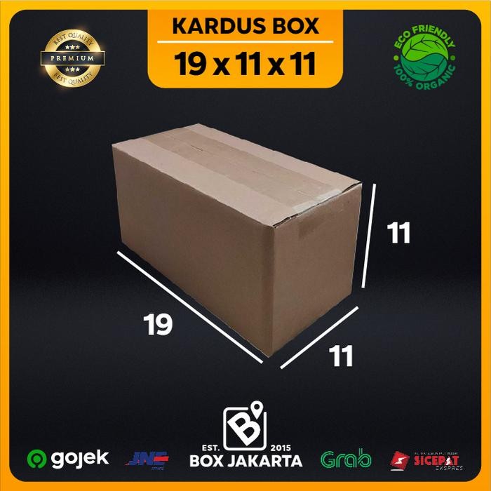 

KARDUS BOX uk 19x11x11 CM Kotak Packaging Corrugated SHEET POLOS