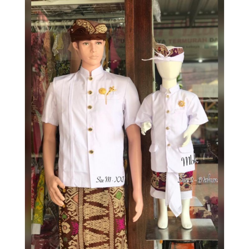 TERBARU Jas Anak Baju Bali Anak Kemeja Formal Safari Pakaian Adat Bali Rare