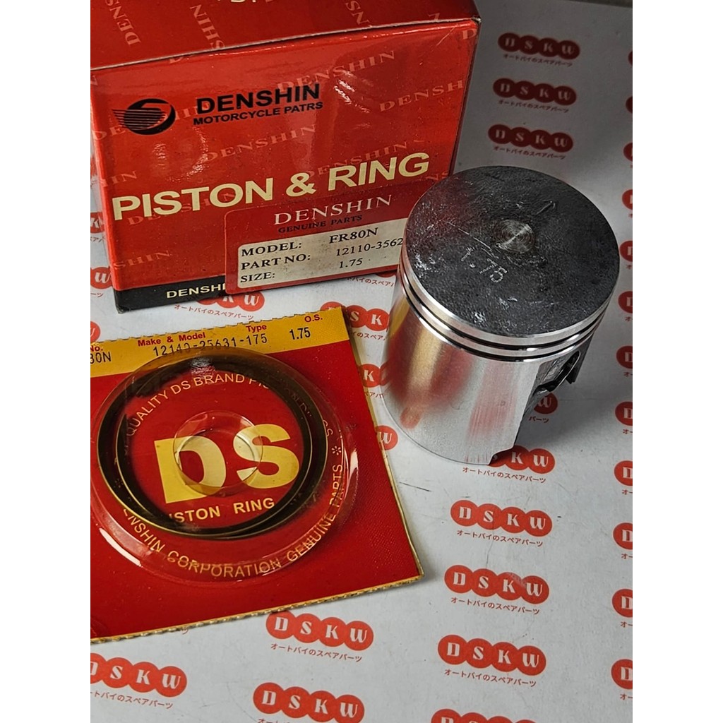 Piston & Ring Piston Oversize 175 FR80 | FR-80 Denshin
