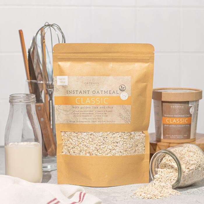 

OatBarn Instant Oatmeal 300 Gram | Oat meal Instan - Classic Terlaris