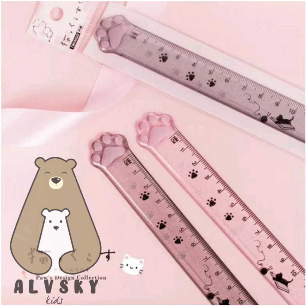 

MAGICTOY CUTE RULER PENGGARIS LUCU KAKI KUCING 15 CM