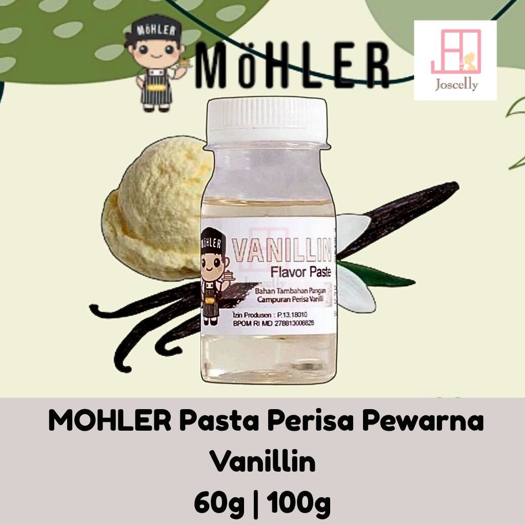 

JOSCELLY.ID MOHLER Pasta Perisa Pewarna Vanillin