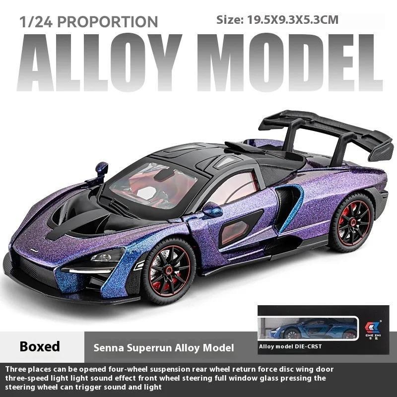 Miniatur Mclaren Senna Skala 24 Mobil Diecast