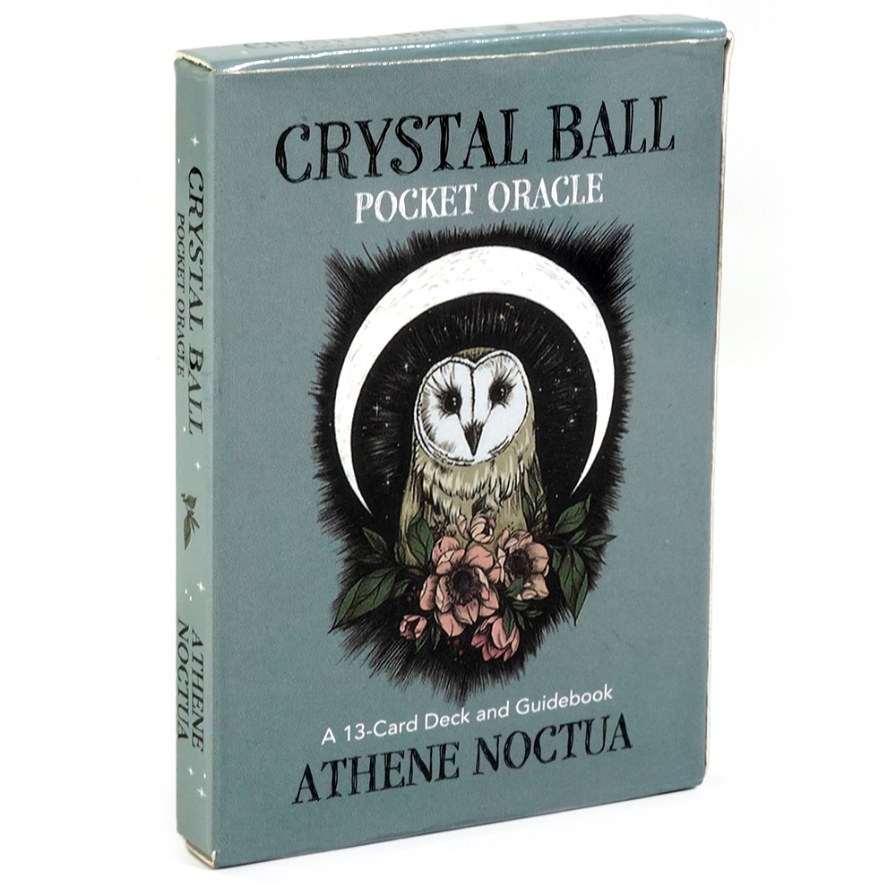 

Newest Crystal Ball Pocket Oracle 13 pcs Cards Featuring Beautiful Nature-inspired Artwork Tarot Cards Card Game