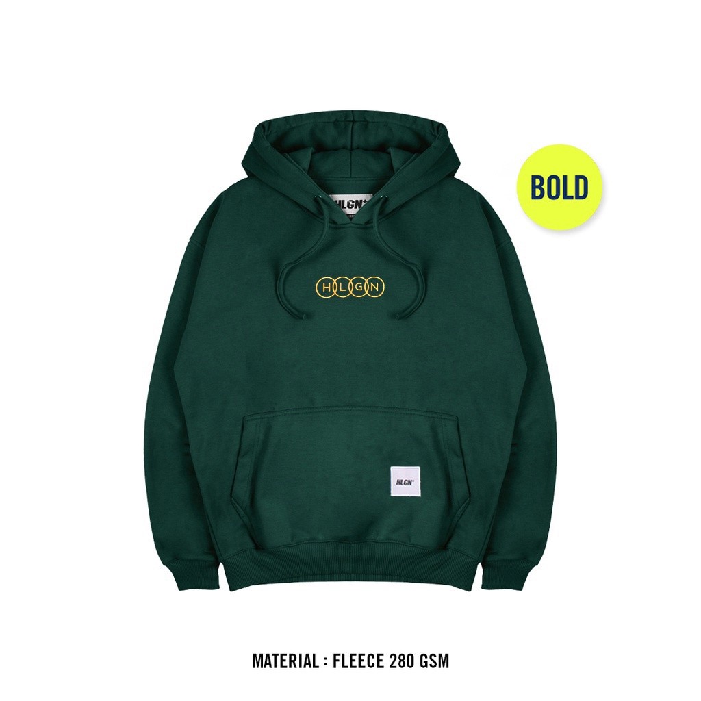 HOOLIGANS Hoodie Bold Ring - Emerald Green