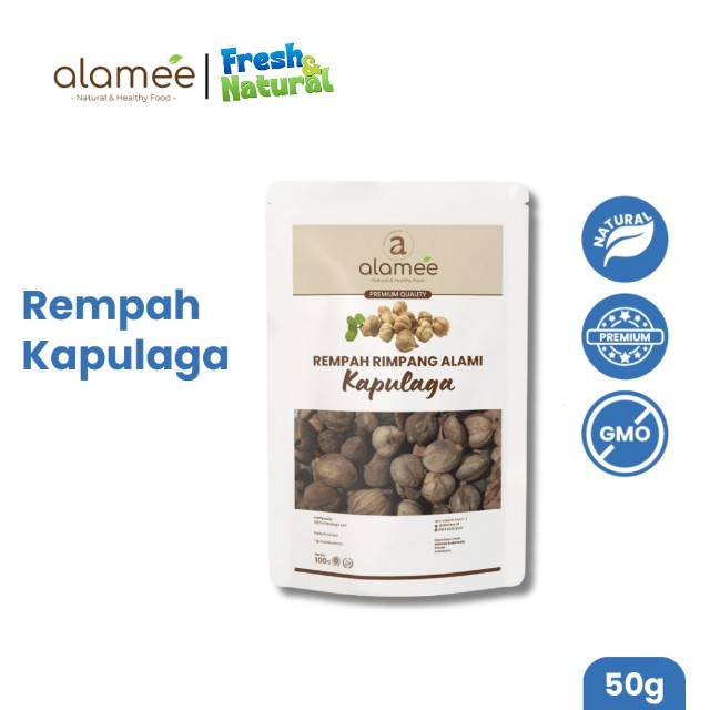 

ALAMEE Kapulaga Kering Lokal Cardamom Kapolaga Kapol Rempah Organik Bumbu Seasoning Masakan 50gr fresh and natural