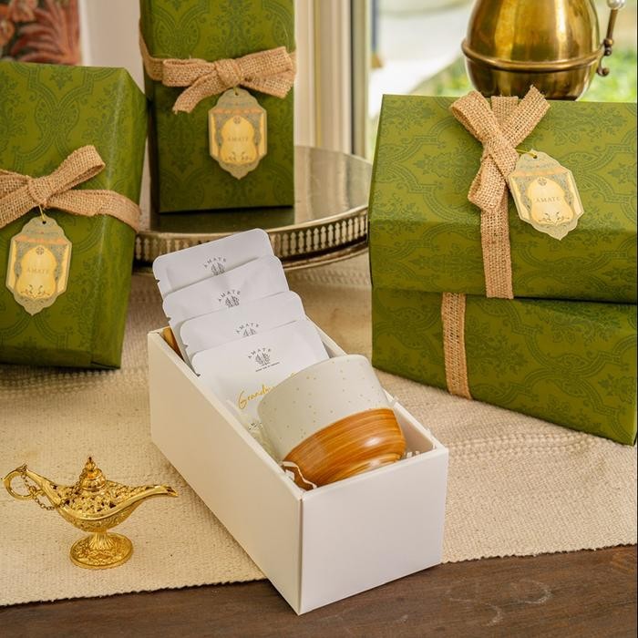 

AMATE - Maraya - Gift Set EID Mubarak Hampers Lebaran Idul Fitri 2025 - Maraya, Tea+Cup