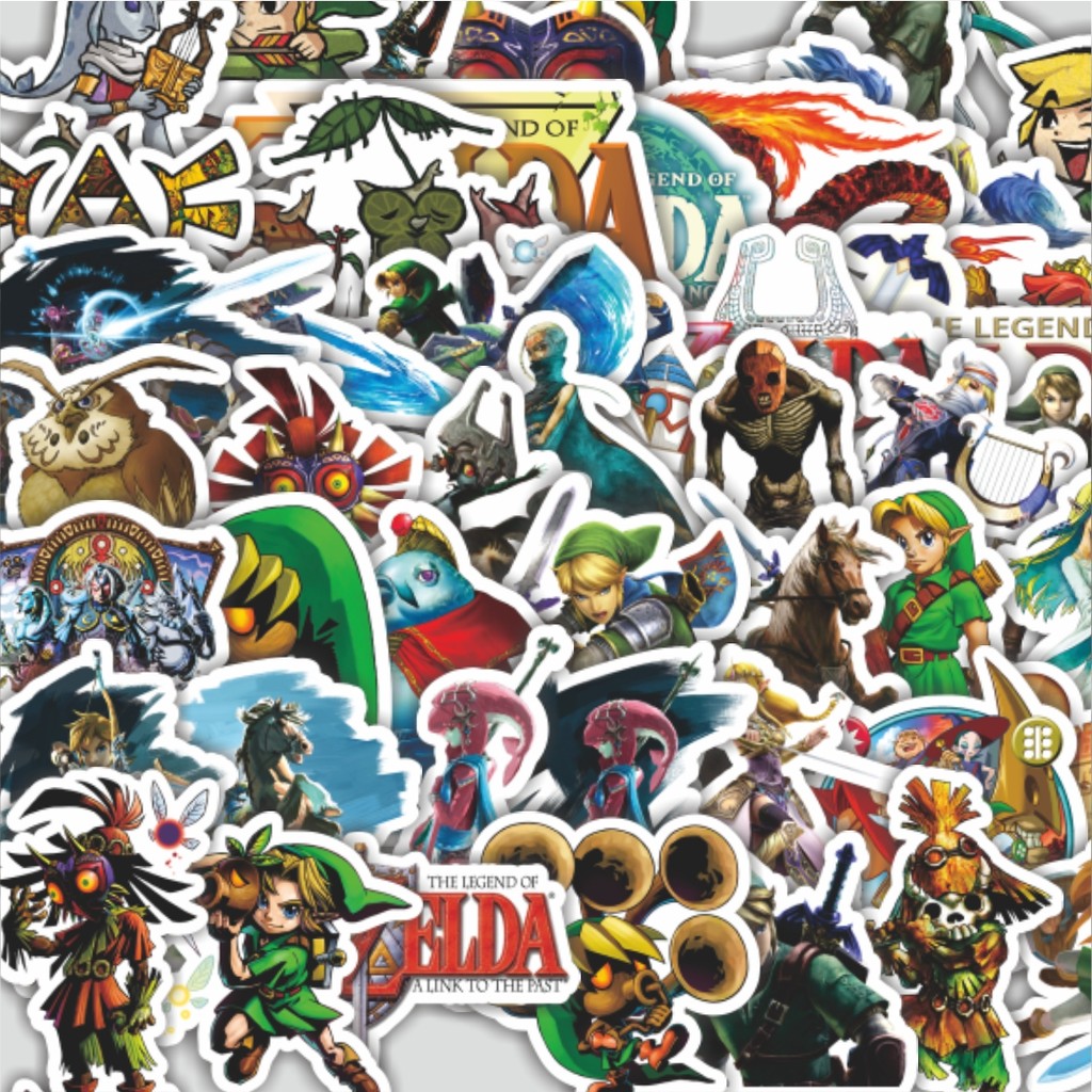 

Stiker Cutting Pack Stiker The Legend of Zelda 2 [Legenda Zelda] Isi 100Pcs Series Aesthetic Lucu Keren Untuk Koper Bahan Vynil