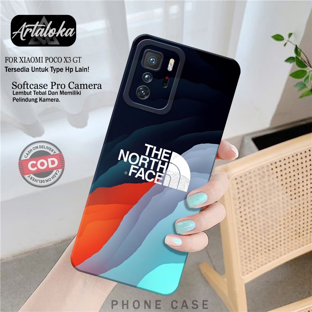 Softcase Hp Xiaomi Poco X3 GT Fashion Case Branded Case Poco X3 GT Silikon TPU Pro Camera Casing Xia