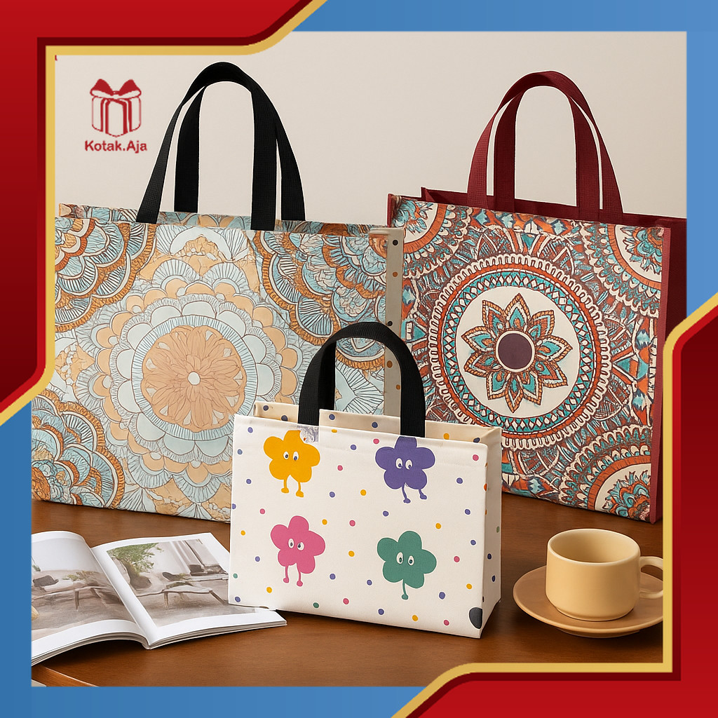 

Tas Spunbond / Goodie Bag Spunbond / Spoundbond Bag / Tas Belanja Spunbond I C