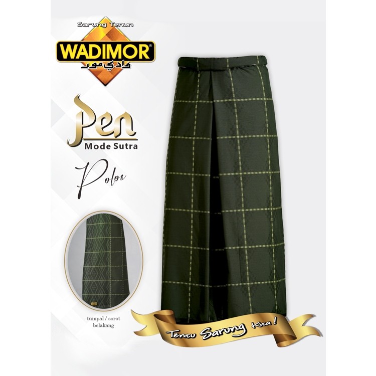 BAROSHOP Wadimor Sarung Tenun Pen Mode Sutra POLOS