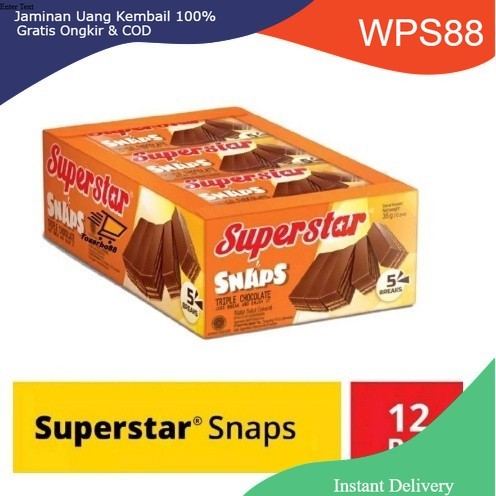 

SUPER STAR SNAPS 1BOX ISI 12 PCS / 28G