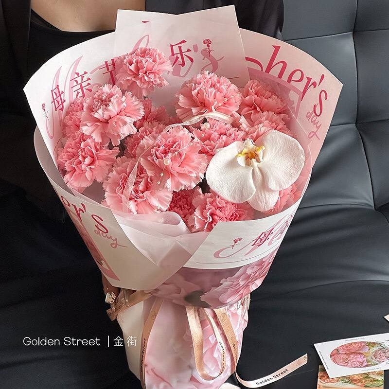 

10Lembar Cellophane Mother's Day / Kertas Buket / Wrapping Flower