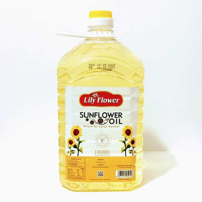 

Sunflower Oil Lily / Minyak Bunga Matahari Lily - 5 Ltr
