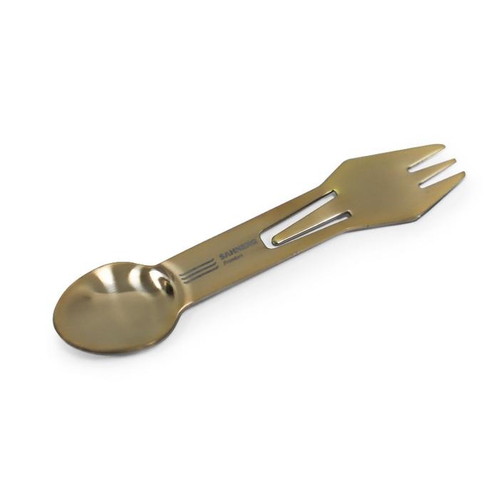 

Sanneng - SN4641 Knife & Spoon (TIN-Bronze gold)