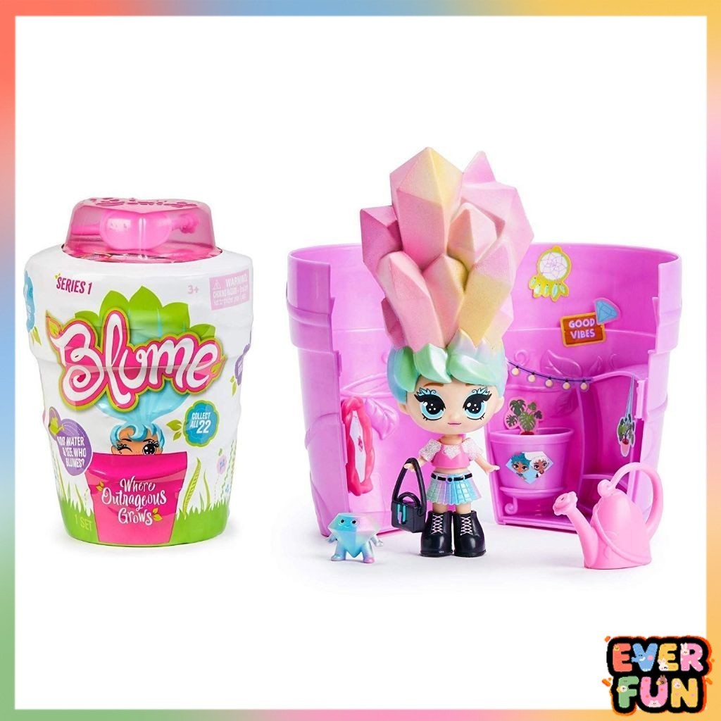 Blume Surprise Doll Secret Garden Deluxe Playset - Mainan Original, 10+ Kejutan Menarik