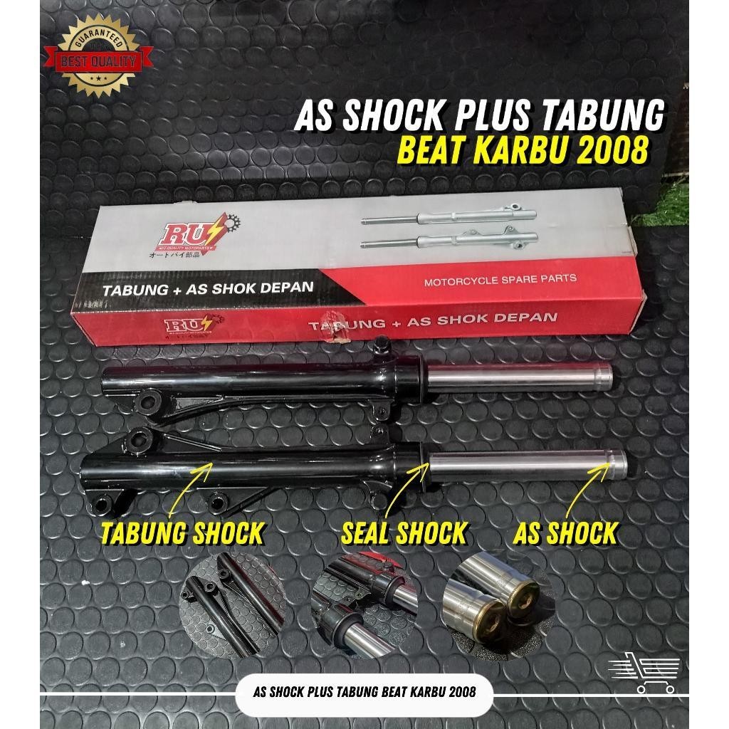 AS SHOCK DEPAN PLUS TABUNG BEAT KARBU TAHUN 2008-2009 / AS SHOCK DEPAN BEAT CARBU KVY SPAKBOR BAWAH