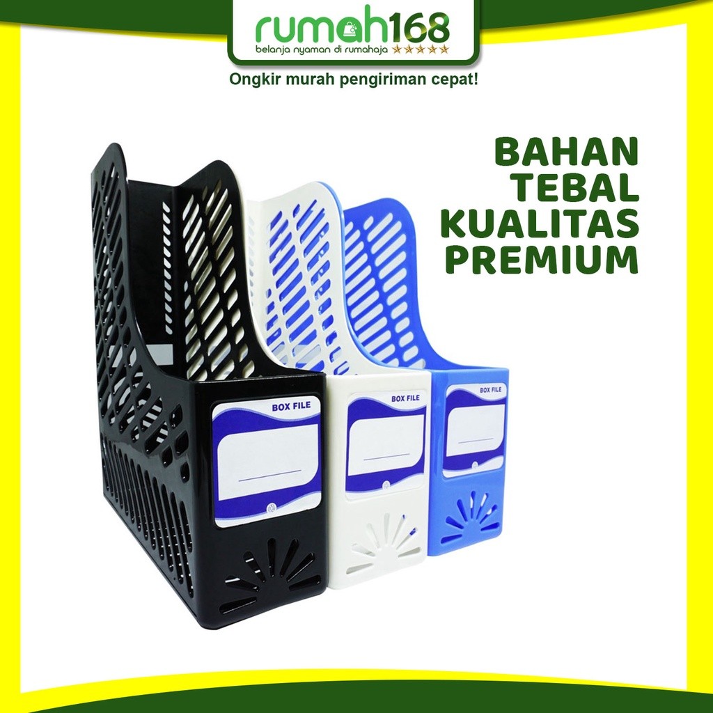

PROMO 6.6 PUNCAK Rumah168 Acc0055 Box File Premium Pvc Tebal Box Plastik Dokumen Tempat Berkas Kotak Penyimpanan File & Dokumen