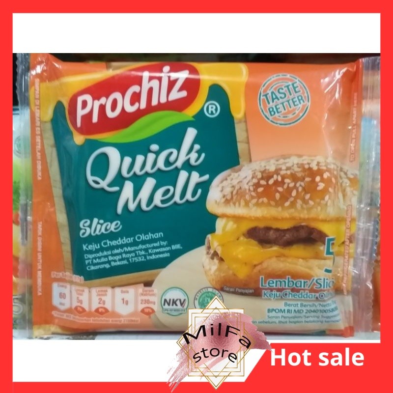 

MF1051 Prochiz quick melt slices 5 / 5 lembar 85g