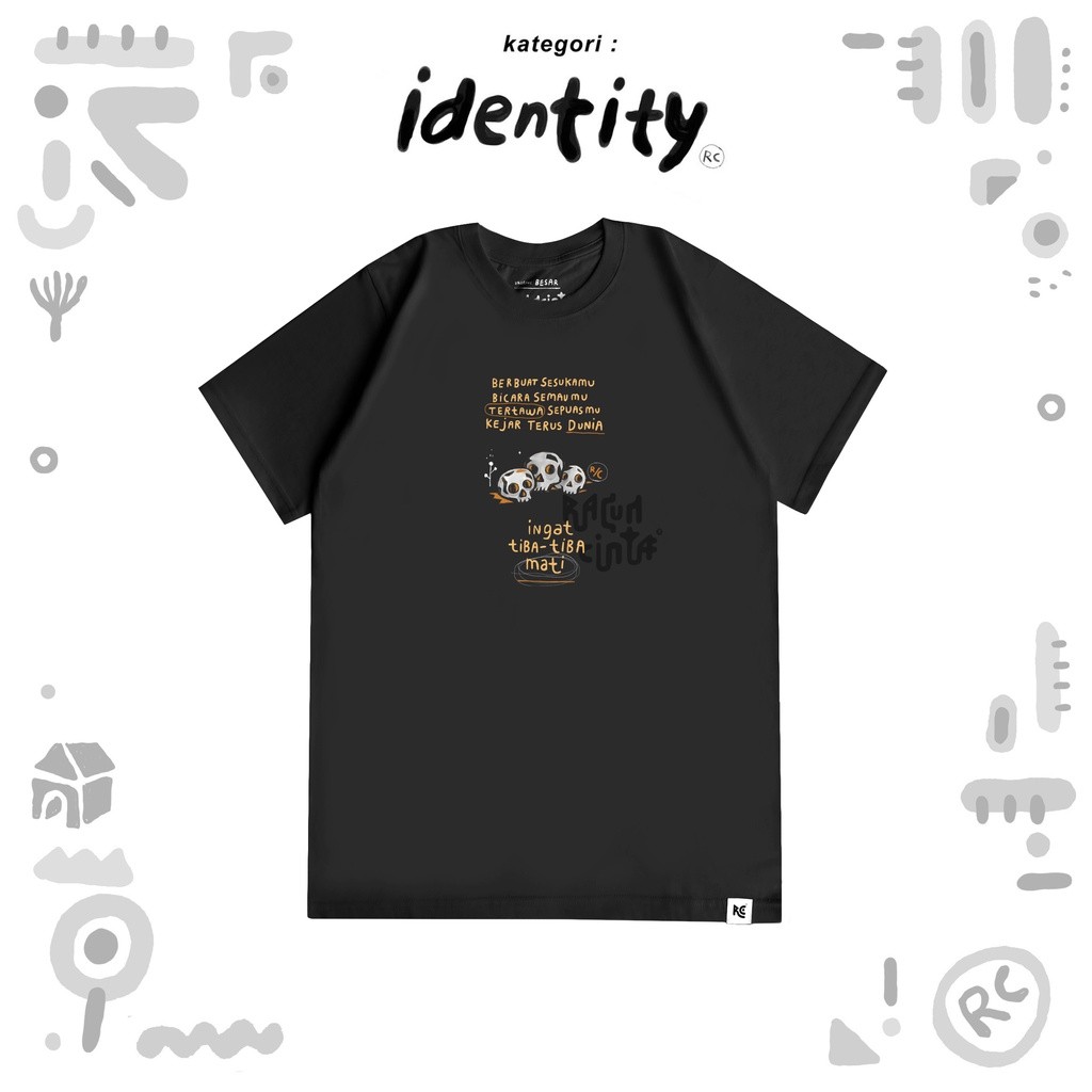 Racun Cinta - Kaos Pendek Ingat Mati Pria Cowok