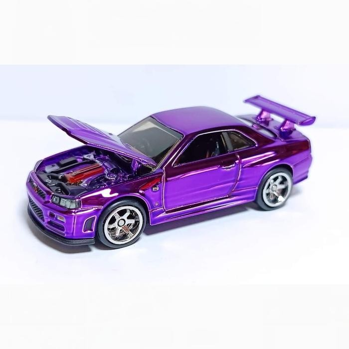 Hotwheels Hot Wheels RLC SKYLINE R34 UNGU PURPLE LOOSE NEW