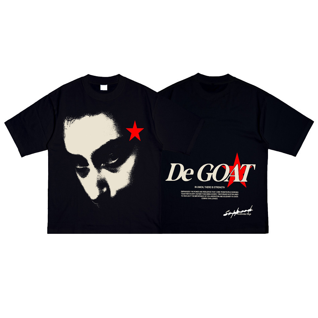 Pabrik kaos kustom High Quality SimpliMoods Boxy Fit Tshirt - Baju Kaos Distro Oversize Untuk Pria D