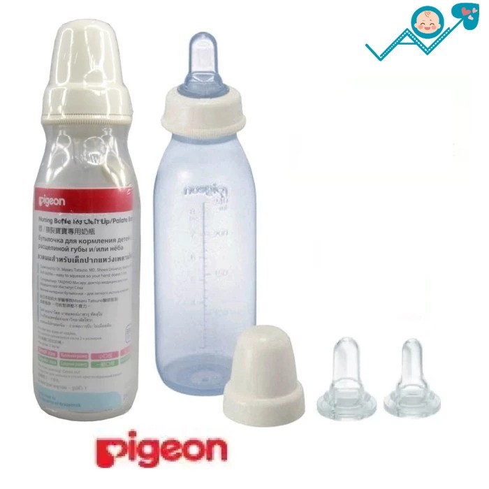 Pigeon Dot bayi for cleft palate baby dot botol susu nipple silicone untuk bibir sumbing