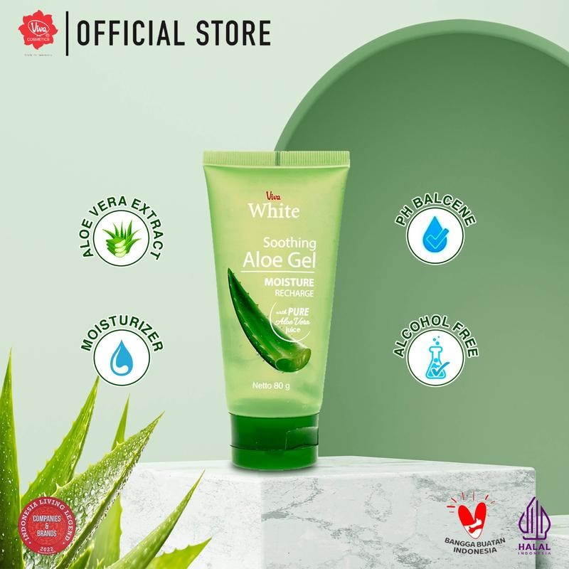 

Viva White Soothing Aloe Gel (ALCOHOL FREE & PH BALANCED)