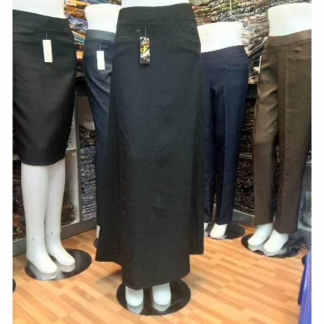 Rok panjang Rok kantor Rok panjang SFA - biru denger, M