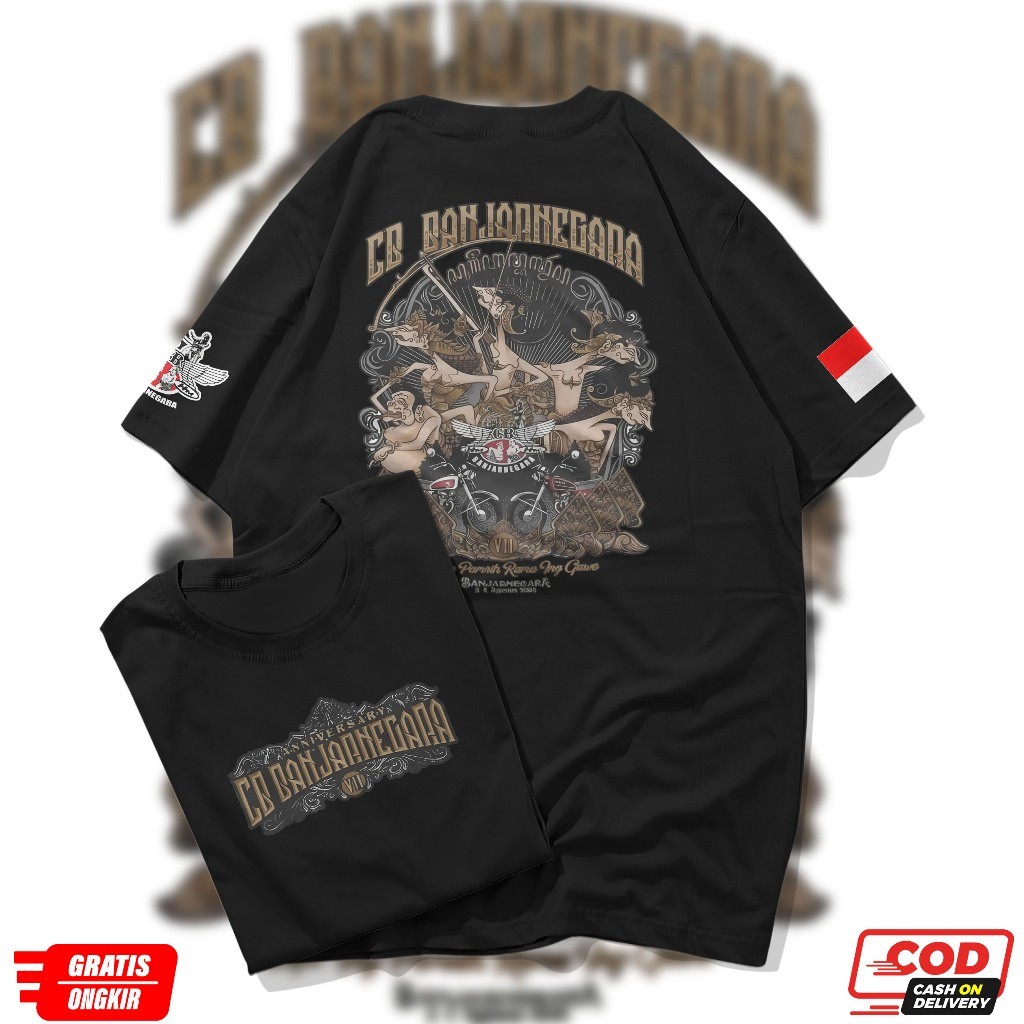 Kaos CB Banjarnegara 2024 Kaos Motor kaos Pria Distro