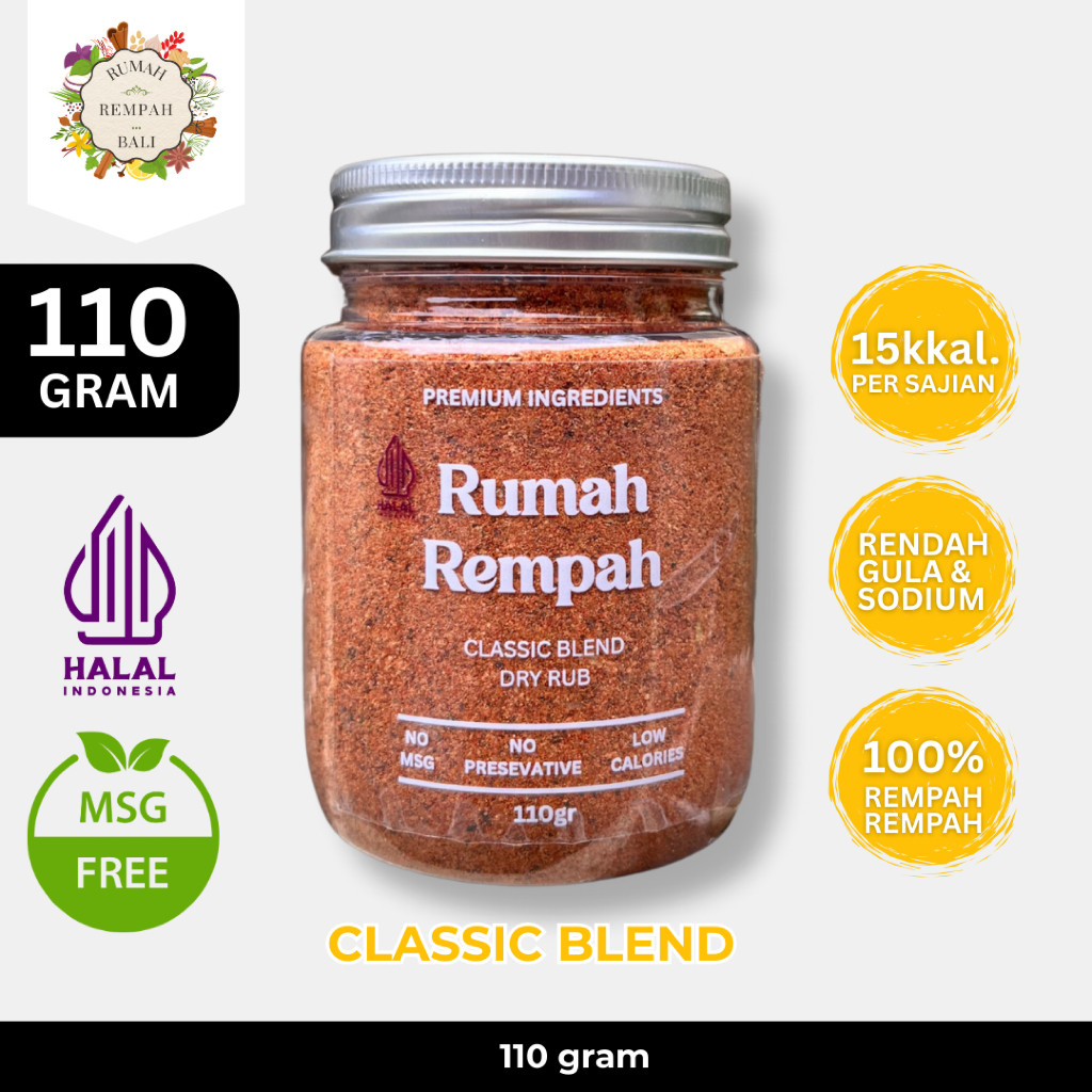 

Rumah Rempah Bumbu Marinasi Dry Rub Serba Guna Halal Non MSG