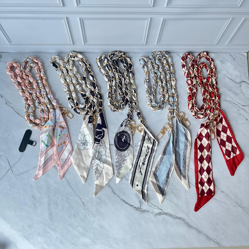 Japan Phone Strap With Twilly Gantungan Handphone Wanita