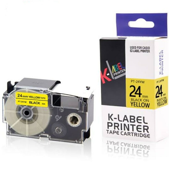 

Label K-LABEL Printer 24 mm Compatible Refill Casio EZ Tape Printer 24mm