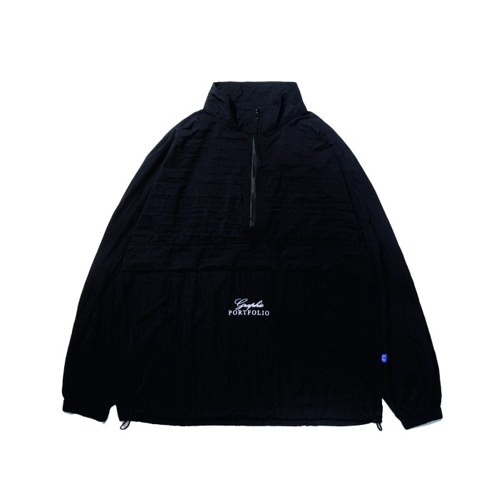 UNKL347 Jaket Pria Warna Hitam Sablon AQOC