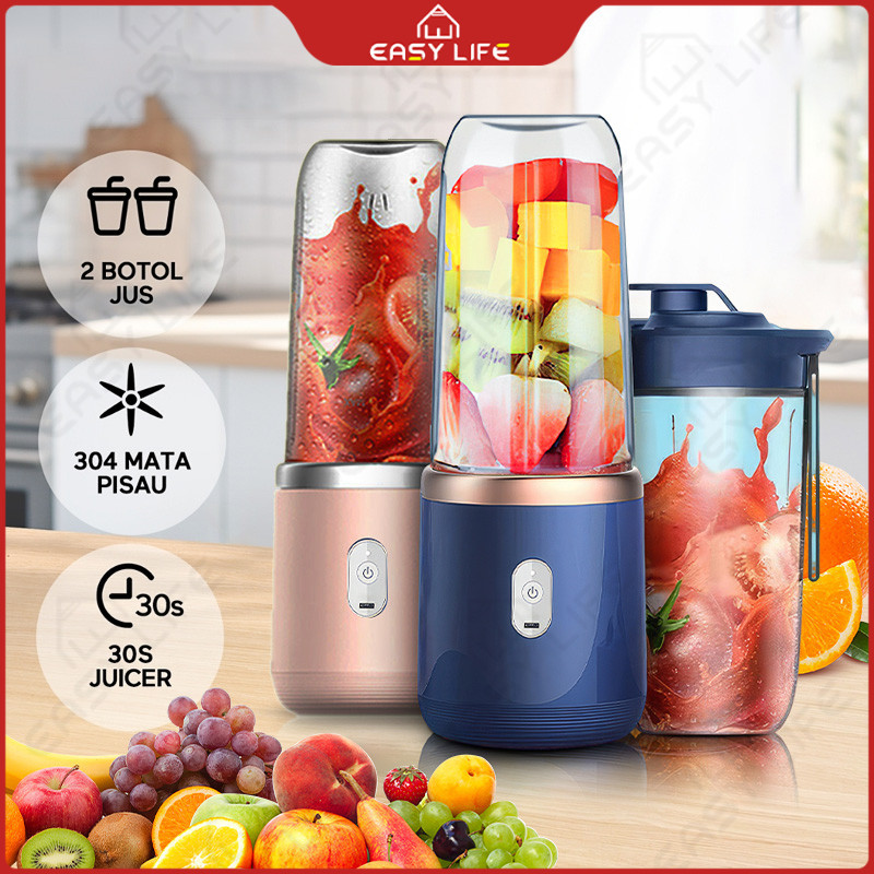 【COD】Blender Portable Mini Juice Blender Juicer Portable Usb Rechargeable Ice Crusher