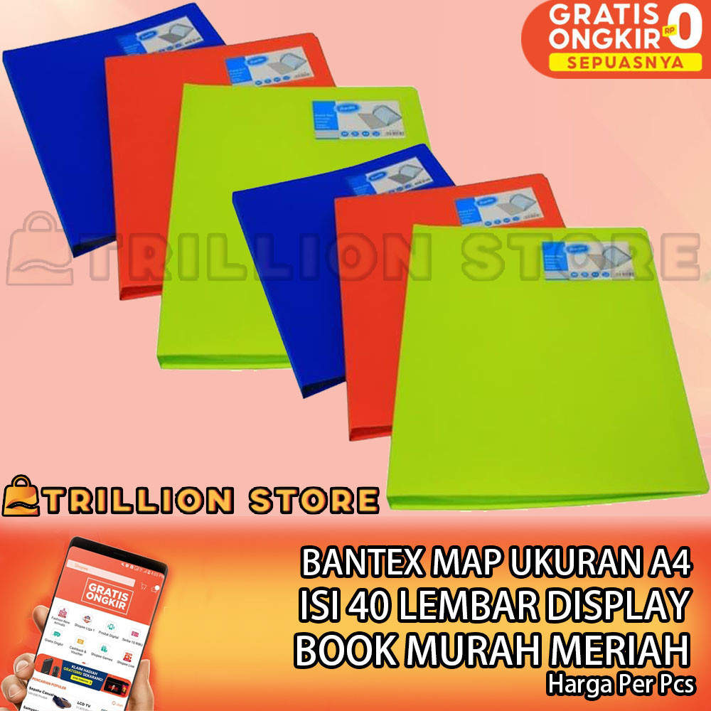 

Bantex Profile Display Book A4 40 Kantong Plastik Transparan Pockets Halaman Organizer Portofolio Potofolio Presentasi Kantor Sekolah Kebutuhan Pribadi Elegan Profesional Dispay Bok Tempat Penyimpanan 4 LRN Dokumen Tahan Lama